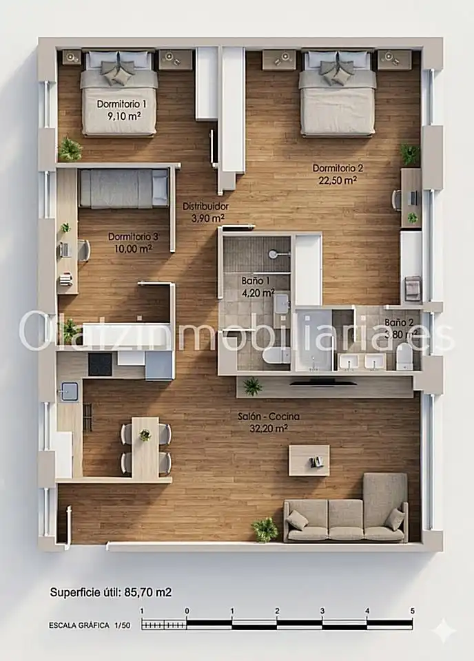 Piso con ascensor en venta en Centro, imagen 12