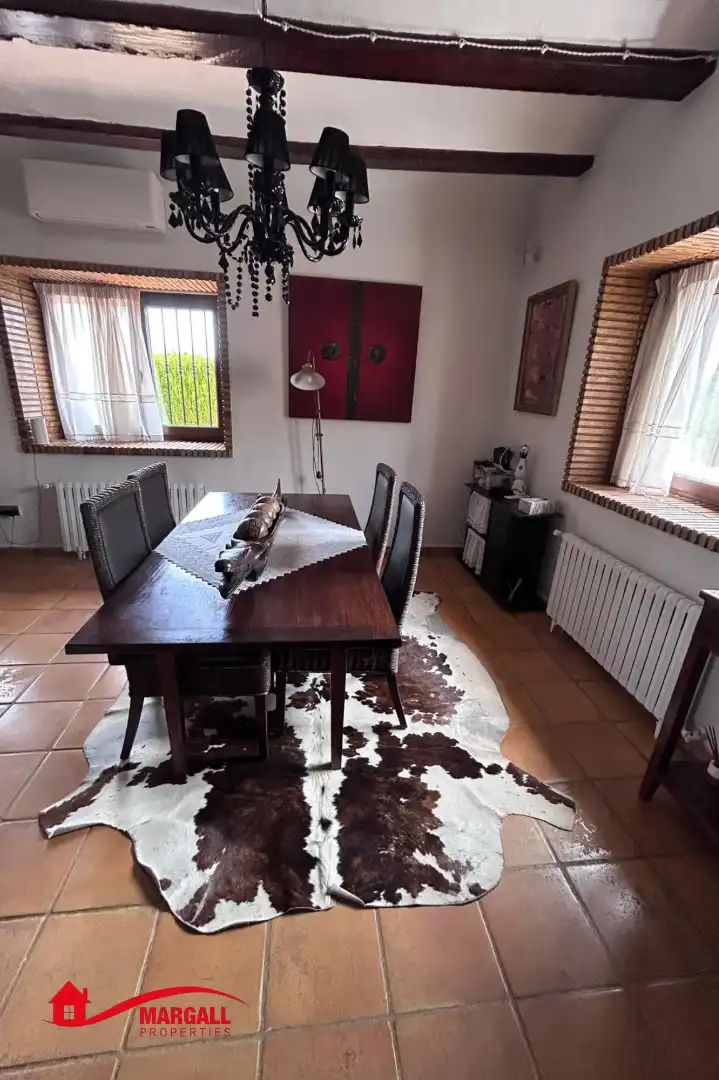 Menjador de Casa o xalet en venda en Alboraya amb Aire condicionat, Calefacció i Jardí privat