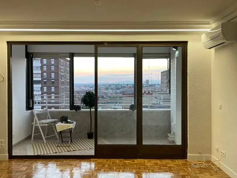 Terrace of Flat for rent in Madrid  with Air Conditioner, Heating and Parquet flooring