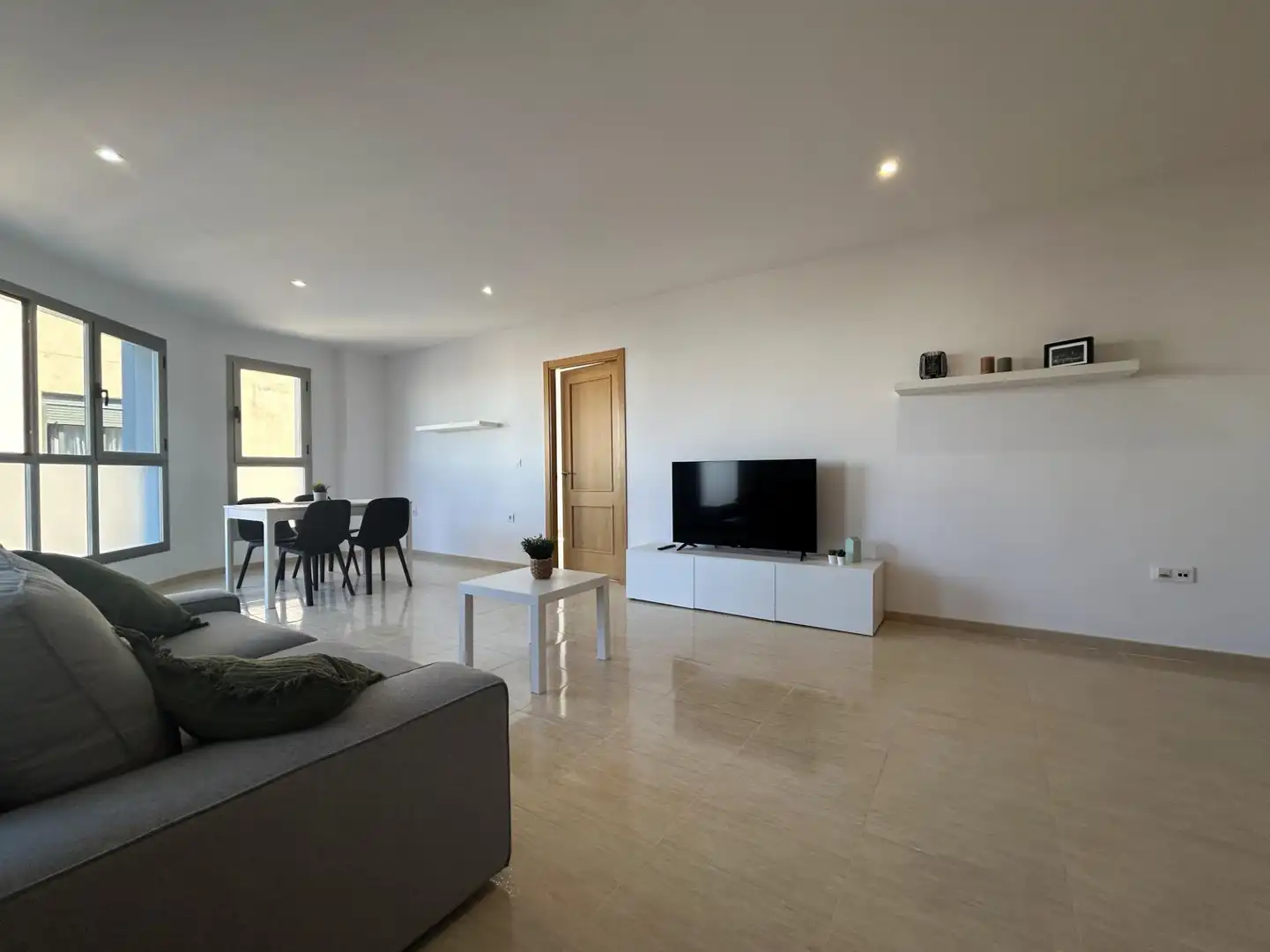 Sala de estar de Apartamento de alquiler en Burriana / Borriana con Aire acondicionado, Calefacción y Amueblado