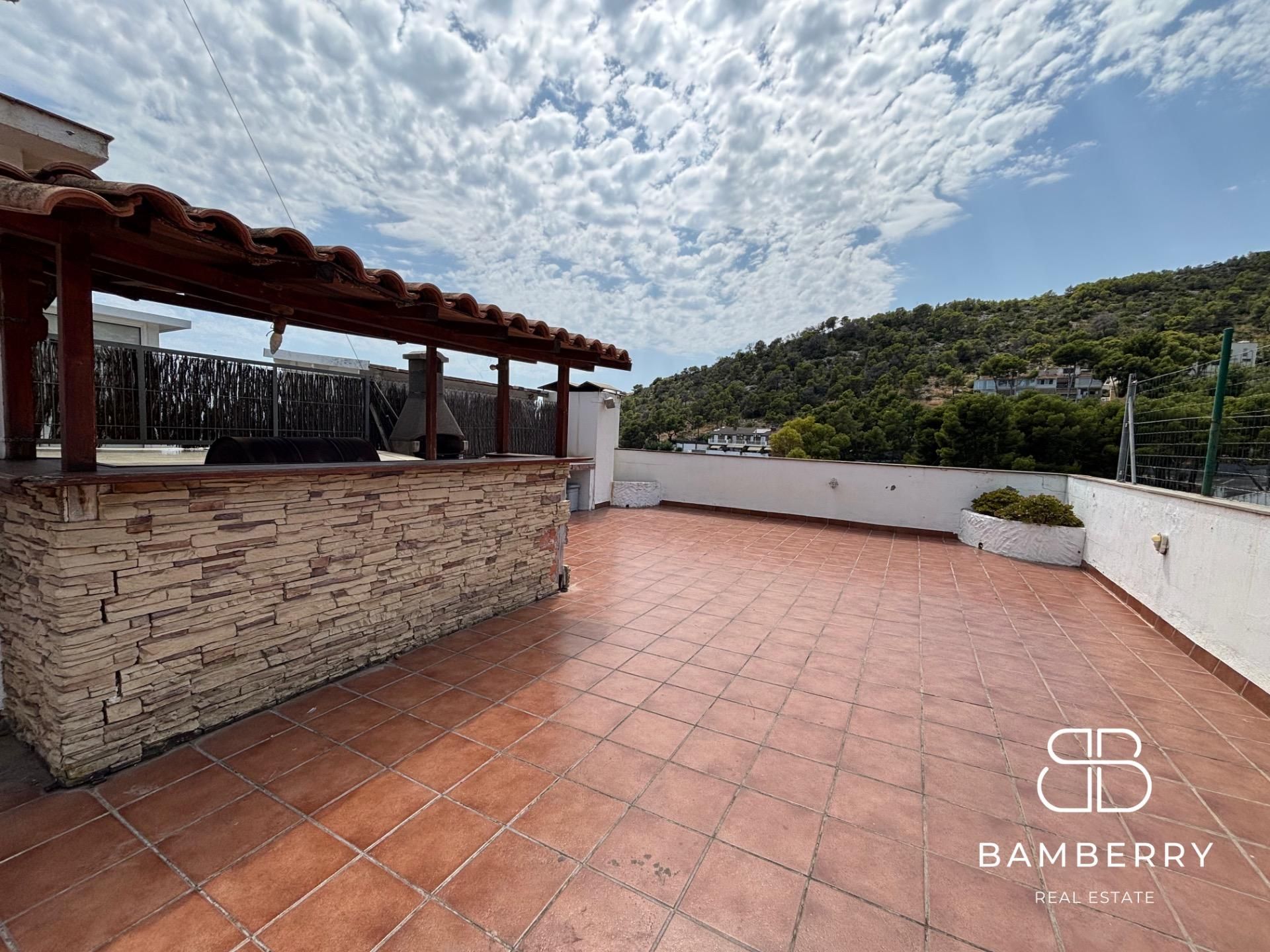 Terrace of Flat for sale in Castelldefels  with Terrace, Storage room and Balcony