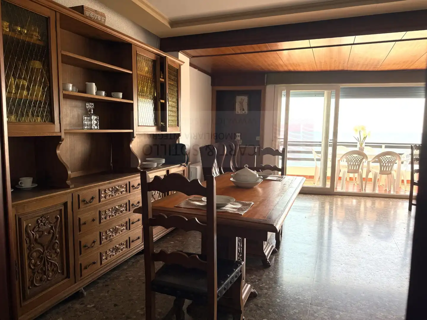 Dining room of Flat for rent in Vinaròs  with Heating, Terrace and Furnished