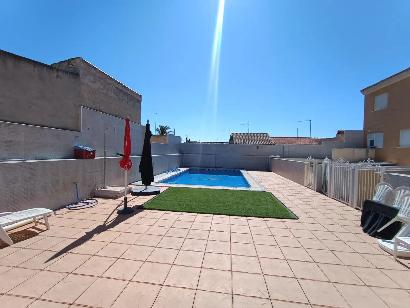 Swimming pool of Detached homes for sale in Molina de Segura  with Air Conditioner, Heating and Terrace