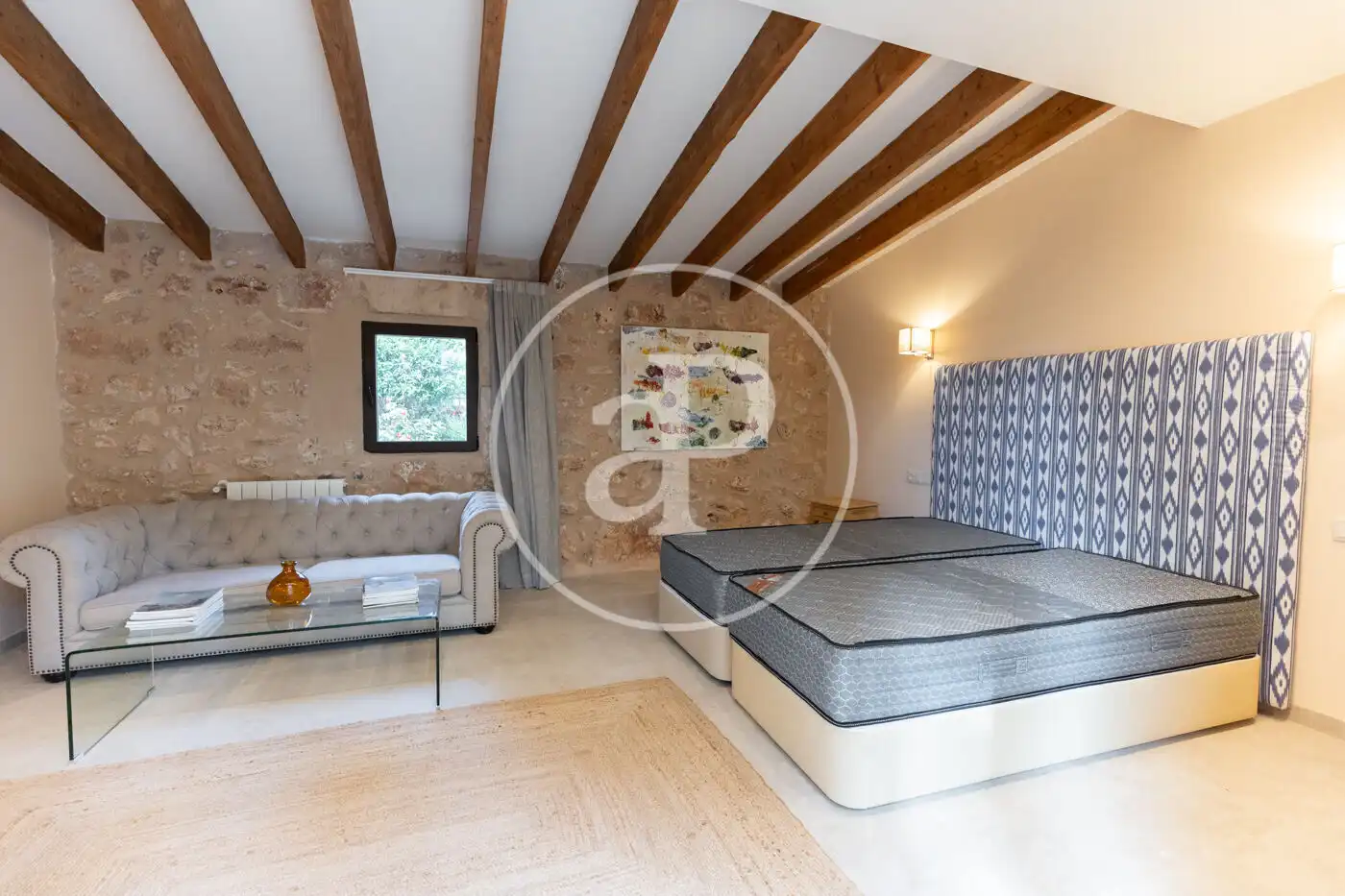 Bedroom of Houses for rent in Llucmajor  with Air Conditioner, Heating and Private garden