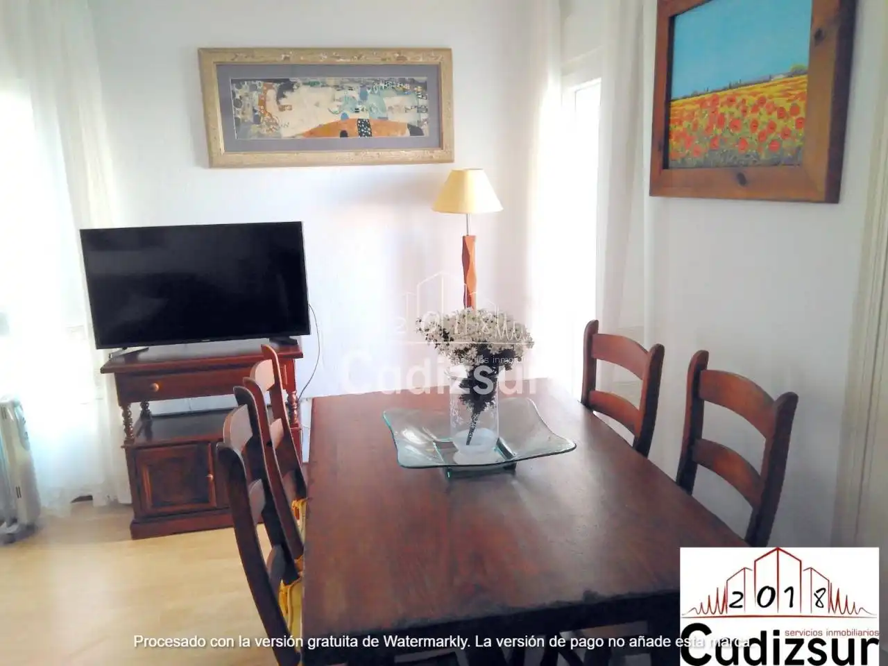 Esszimmer von Wohnungen zur Miete in Cádiz mit Terrasse und Möbliert