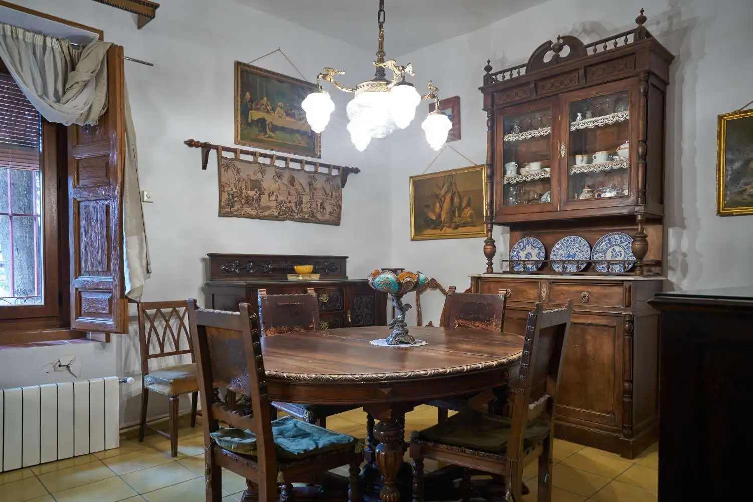 Dining room of Detached homes for sale in Valdetorres de Jarama  with Private garden, Terrace and Swimming Pool