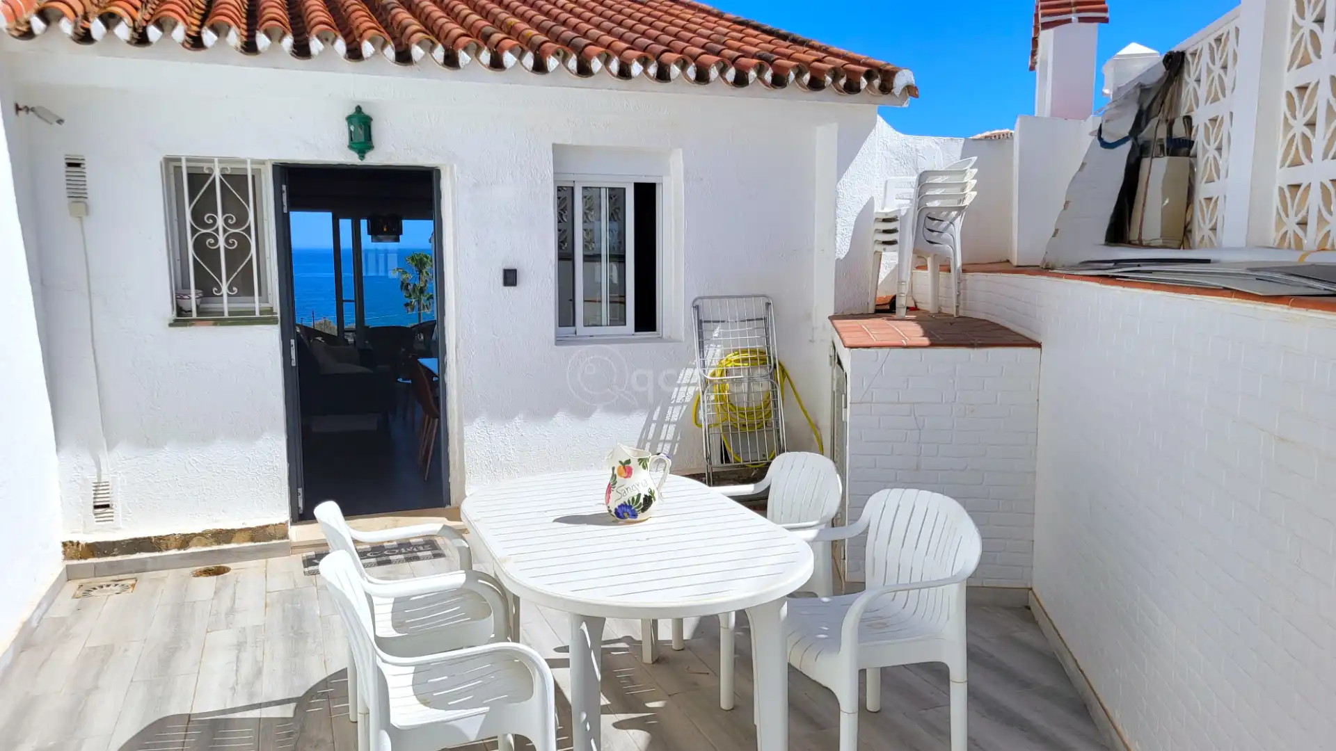 Terrassa de Casa adosada en venda en Mijas amb Aire condicionat, Calefacció i Terrassa
