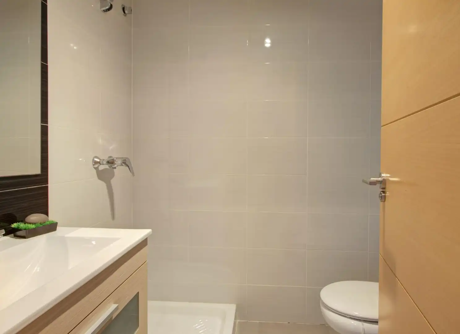 Badezimmer von Wohnungen zur Miete in Almenara mit Klimaanlage, Privatgarten und Terrasse