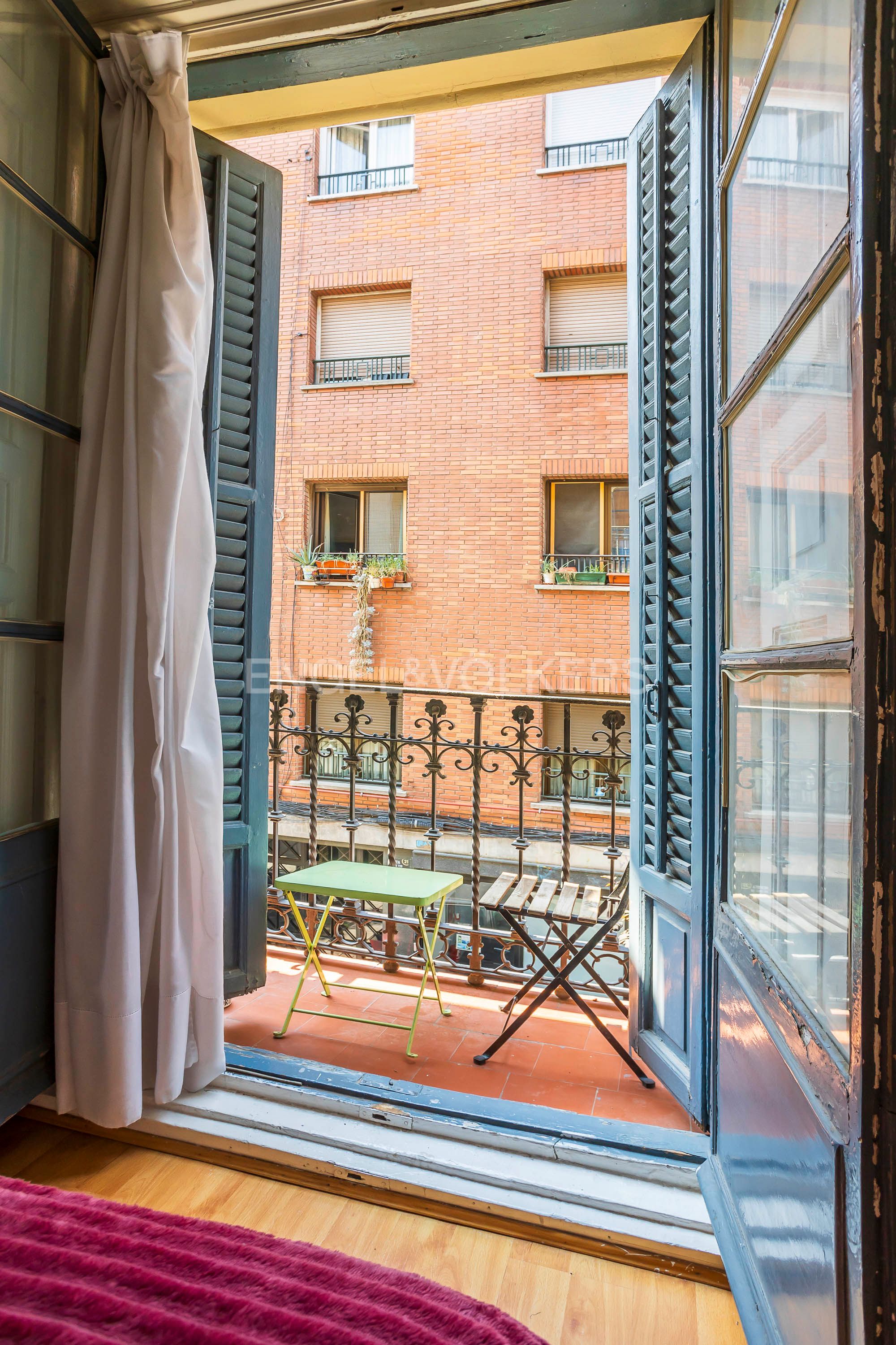 Balcony of Apartment for sale in  Madrid Capital  with Heating and Balcony