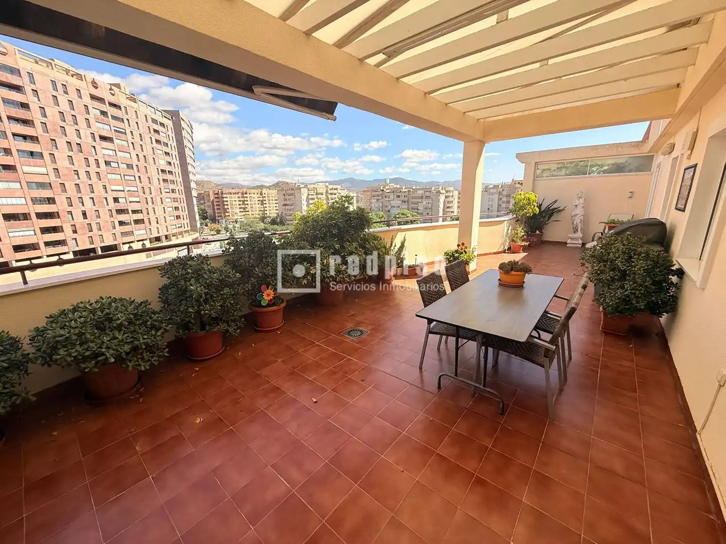 Terrassa de Àtic en venda en Málaga amb Aire condicionat, Calefacció i Jardí privat