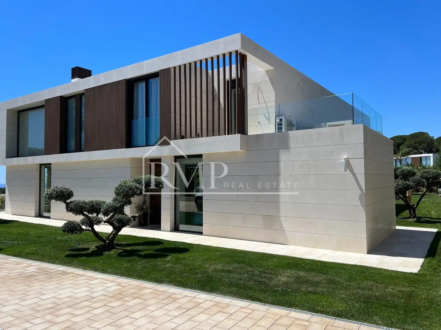 Vista exterior de Casa o chalet en venta en Sant Andreu de Llavaneres con Aire acondicionado, Calefacción y Jardín privado