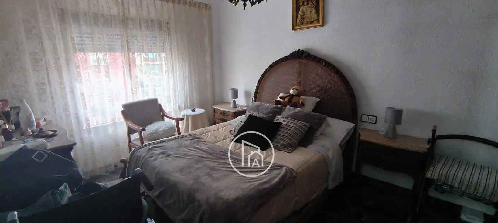 Bedroom of Flat for sale in Valencia  with Air Conditioner, Heating and Balcony