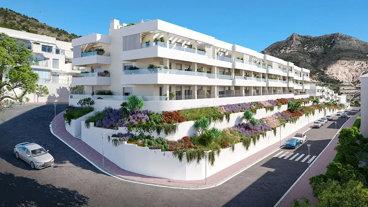 Vista exterior de Pis en venda en Benalmádena amb Aire condicionat, Calefacció i Terrassa