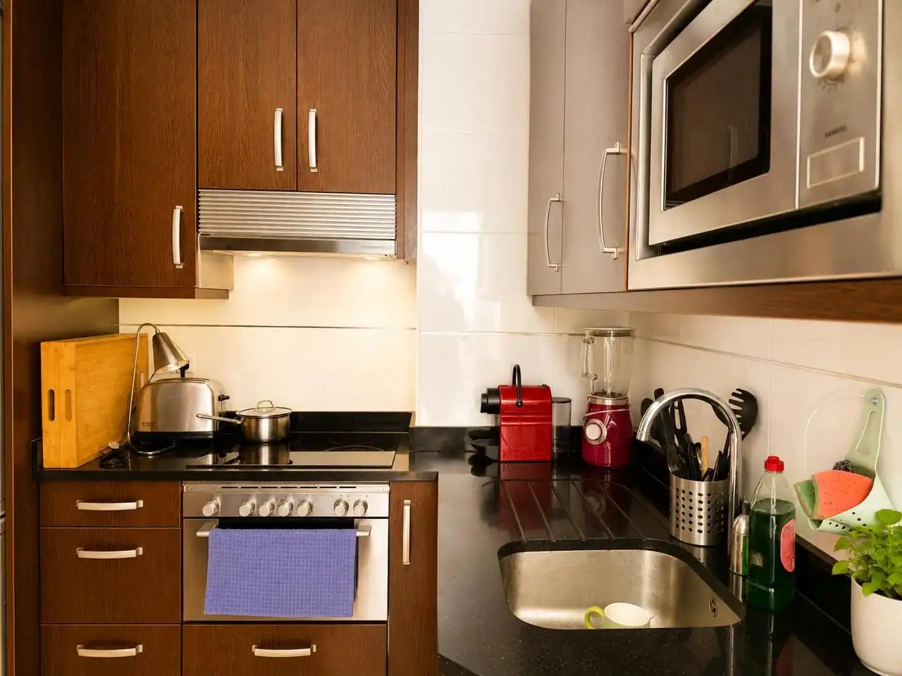 Kitchen of Flat for sale in Madrid  with Air Conditioner, Heating and Terrace