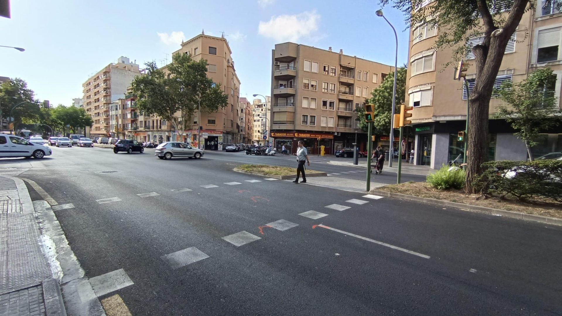 Vista exterior de Pis de lloguer en  Palma de Mallorca amb Aire condicionat, Moblat i Balcó