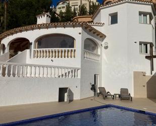 Exterior view of House or chalet for sale in Moraira  with Air Conditioner, Heating and Private garden