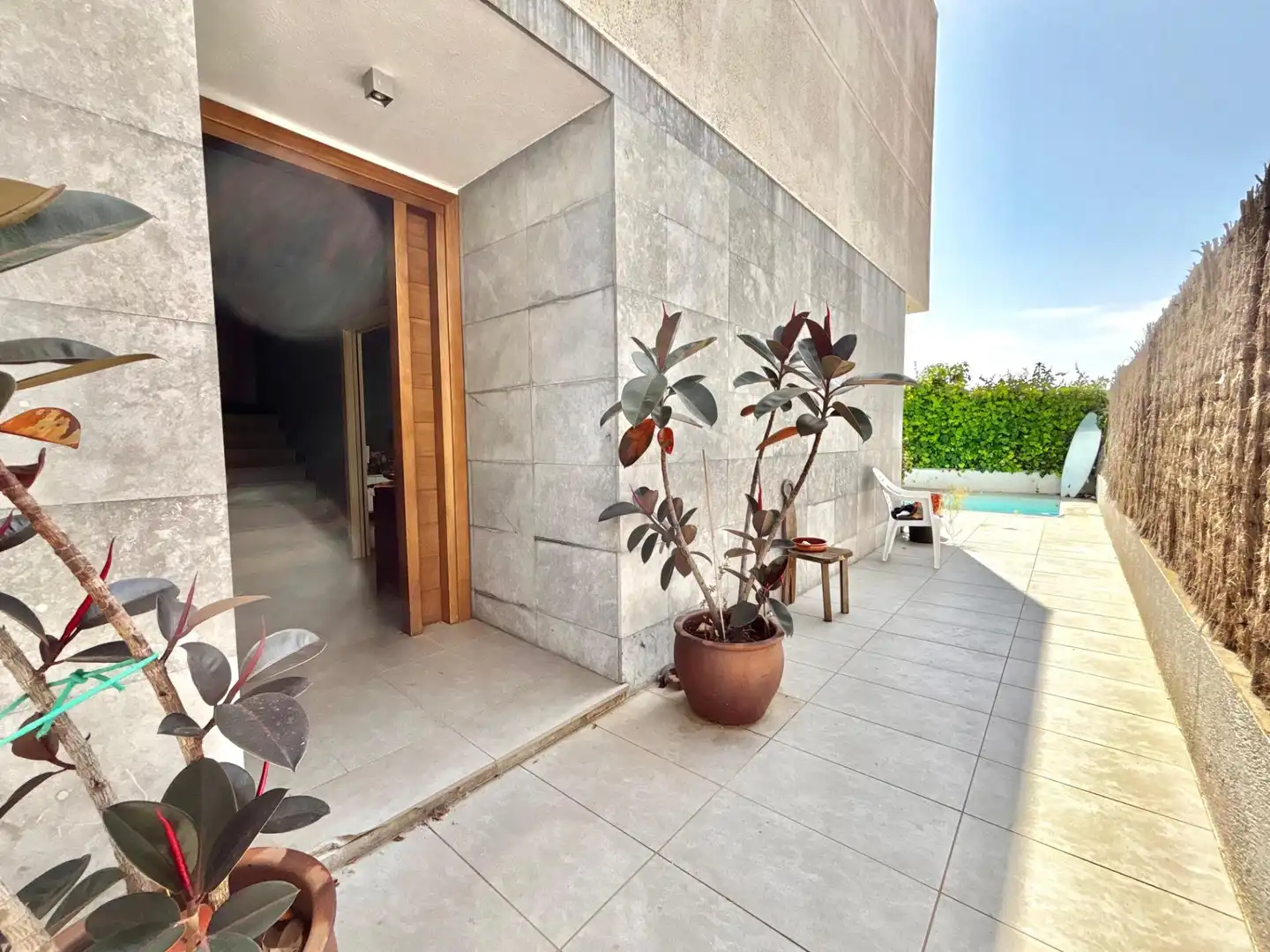 Terrasse von Haus oder Chalet zum Verkauf in Pineda de Mar mit Klimaanlage, Privatgarten und Terrasse