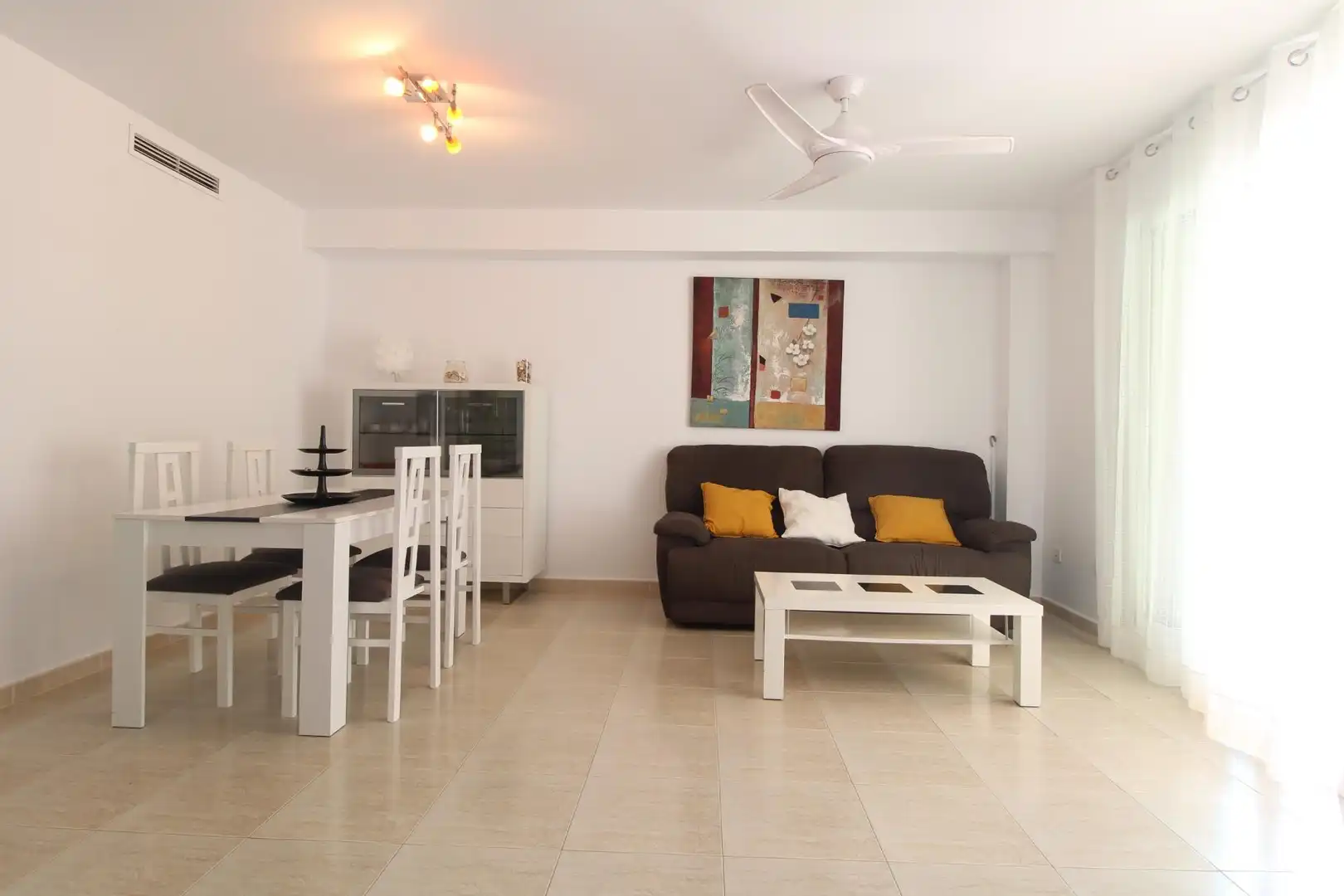 Sala de estar de Apartamento en venta en Cullera con Calefacción, Jardín privado y Terraza
