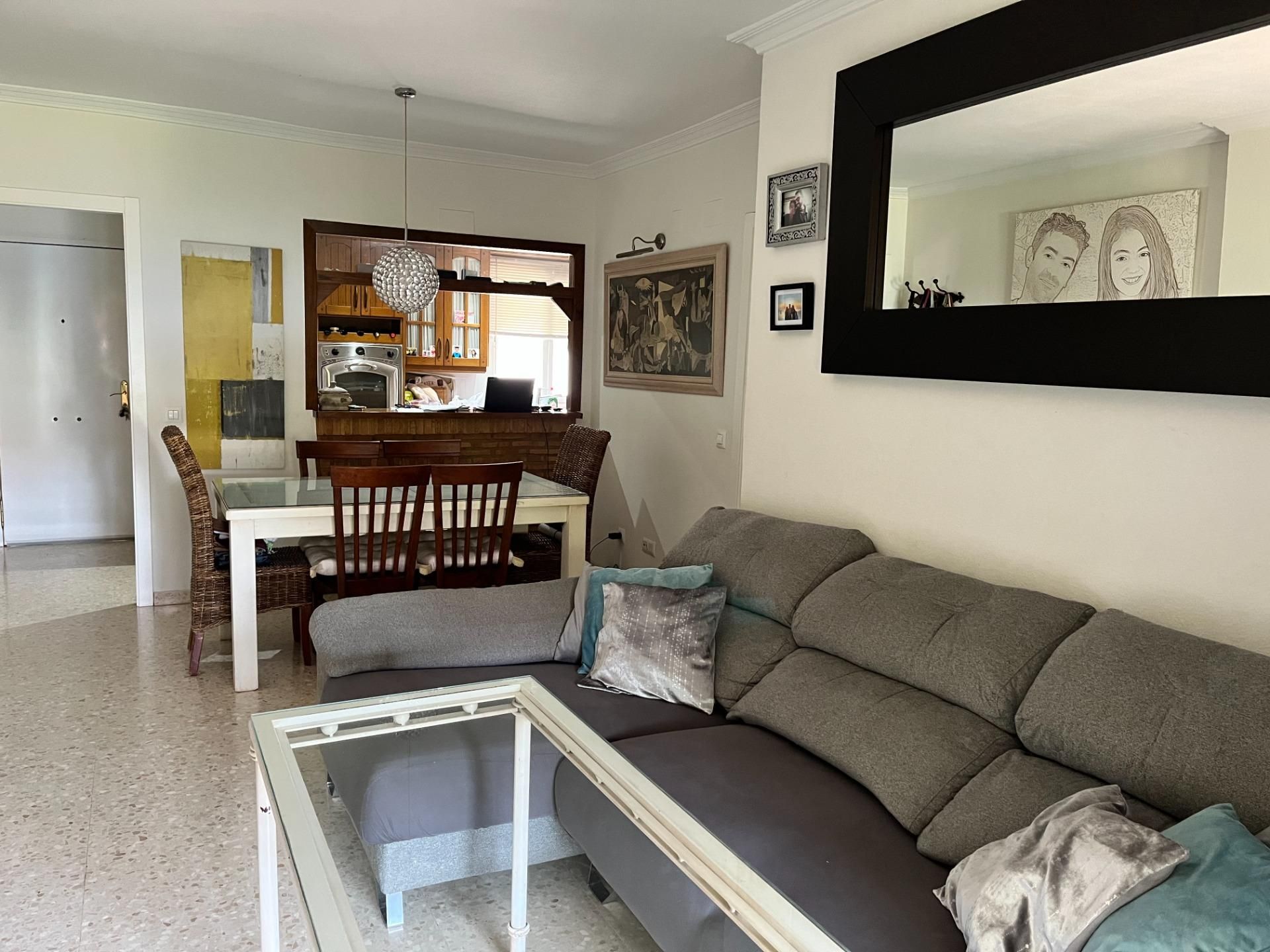 Living room of Flat for sale in Coria del Río  with Air Conditioner and Balcony