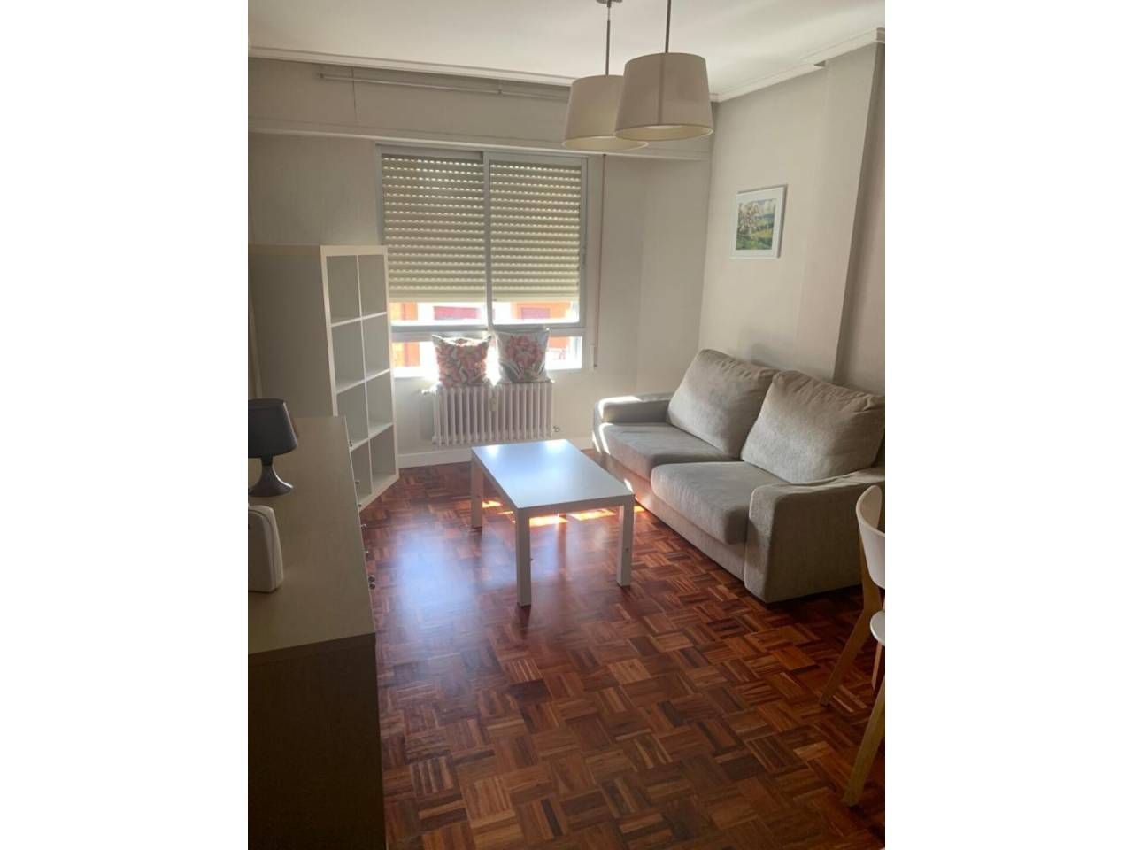 Living room of Flat for sale in León Capital   with Heating, Parquet flooring and Furnished