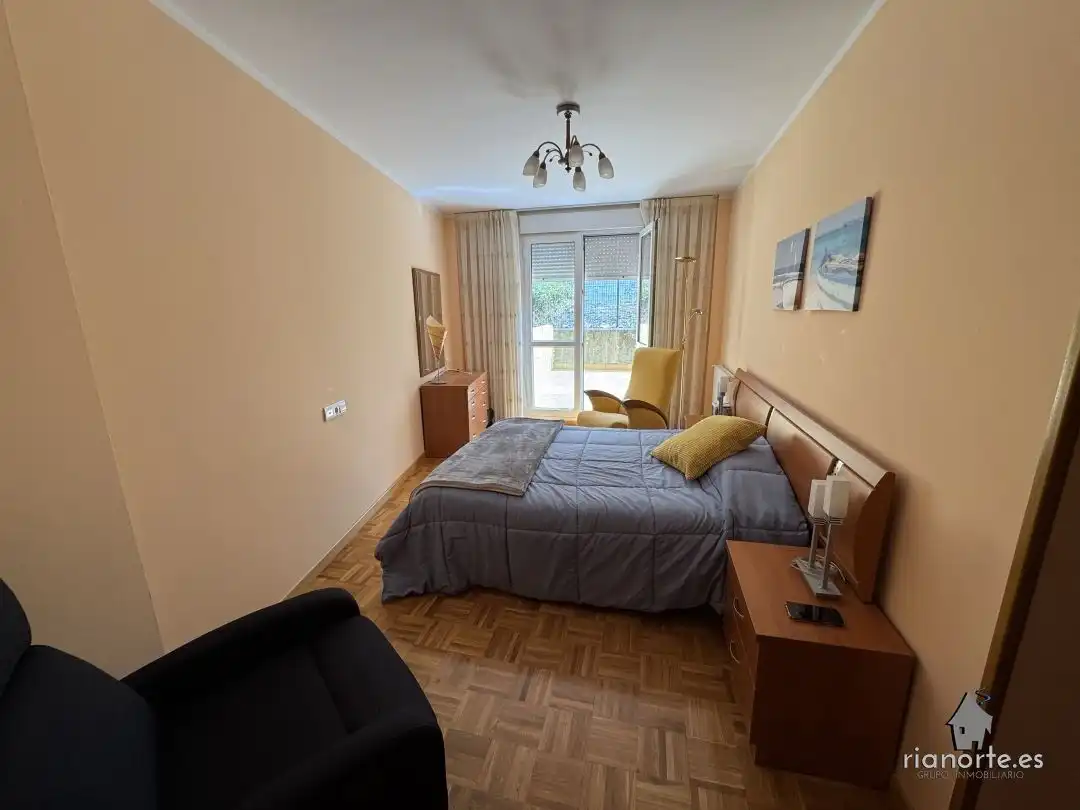Bedroom of Flat for sale in Ribadesella  with Heating, Terrace and Furnished
