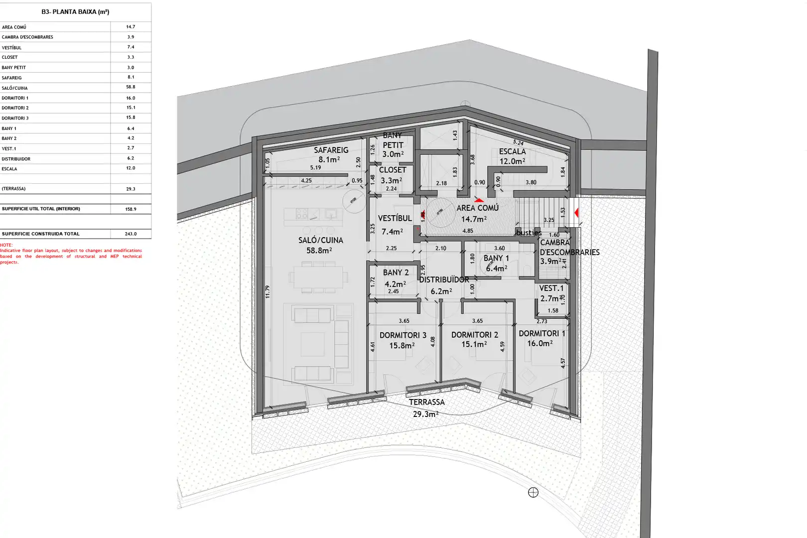 Bajo con ascensor en venta en Coll d'Ordino, imagen 18