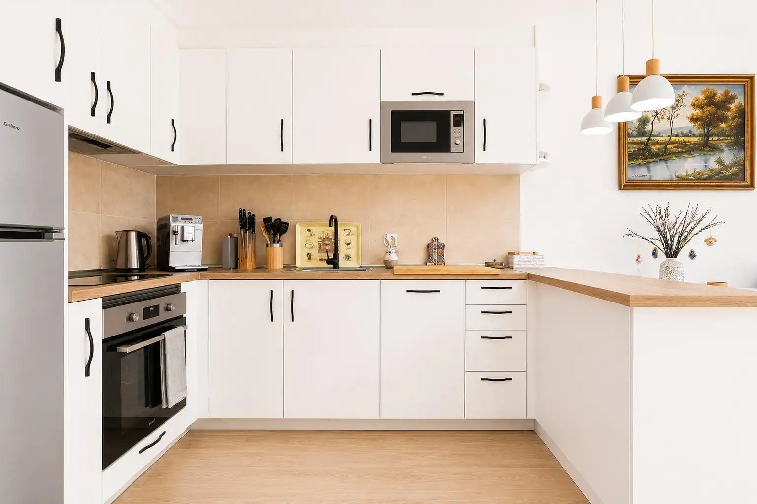 Cocina de Apartamento en venta en Cambrils con Aire acondicionado, Calefacción y Terraza