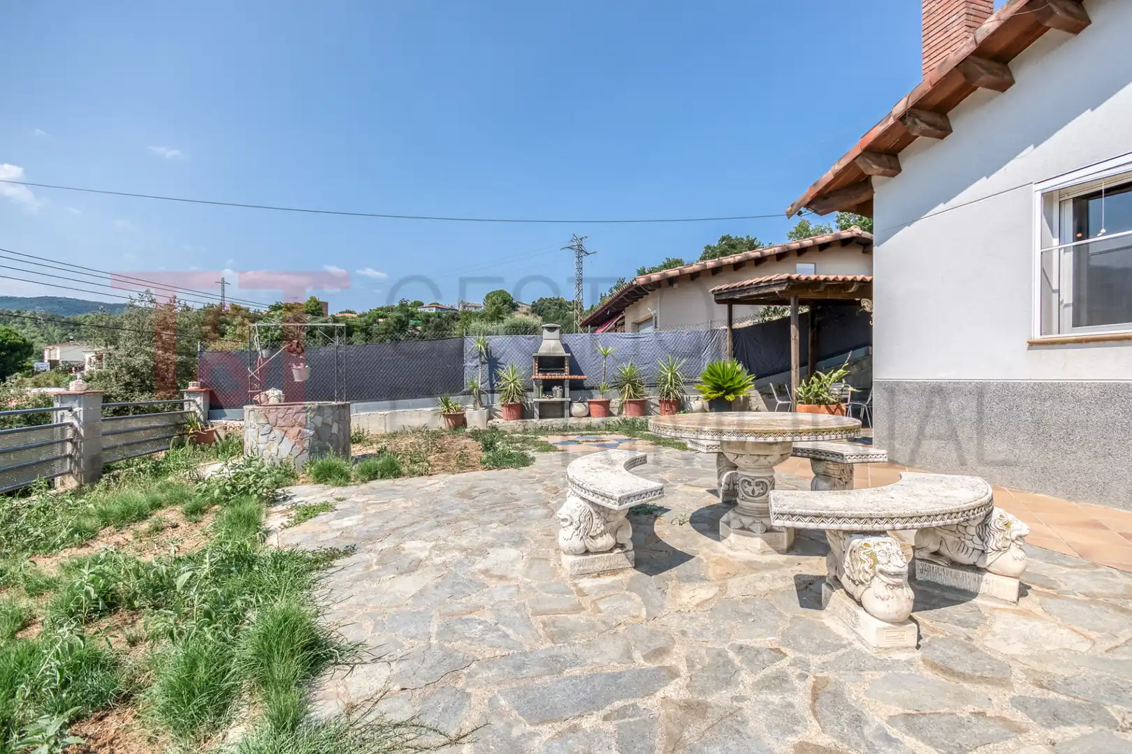 Terrassa de Casa o xalet en venda en Gualba amb Calefacció, Jardí privat i Terrassa