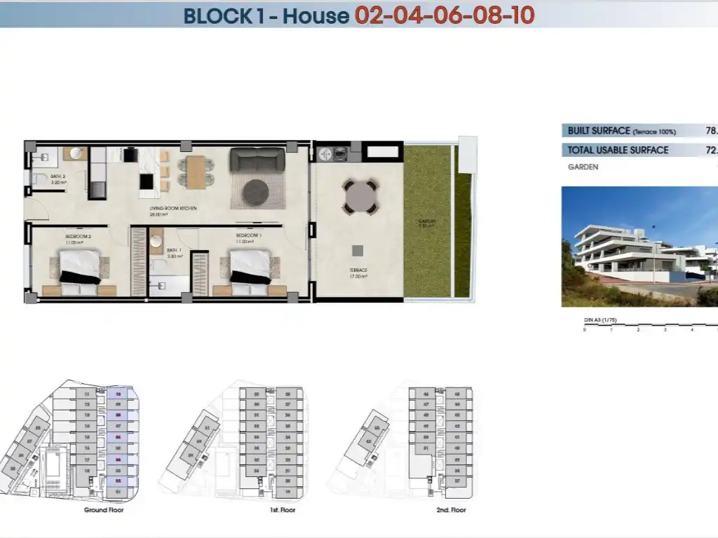 Apartamento con piscina en venta en La Marina, imagen 4
