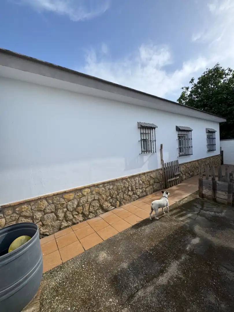 Außenansicht von Haus oder Chalet zum Verkauf in Sanlúcar de Barrameda mit Klimaanlage, Heizung und Privatgarten