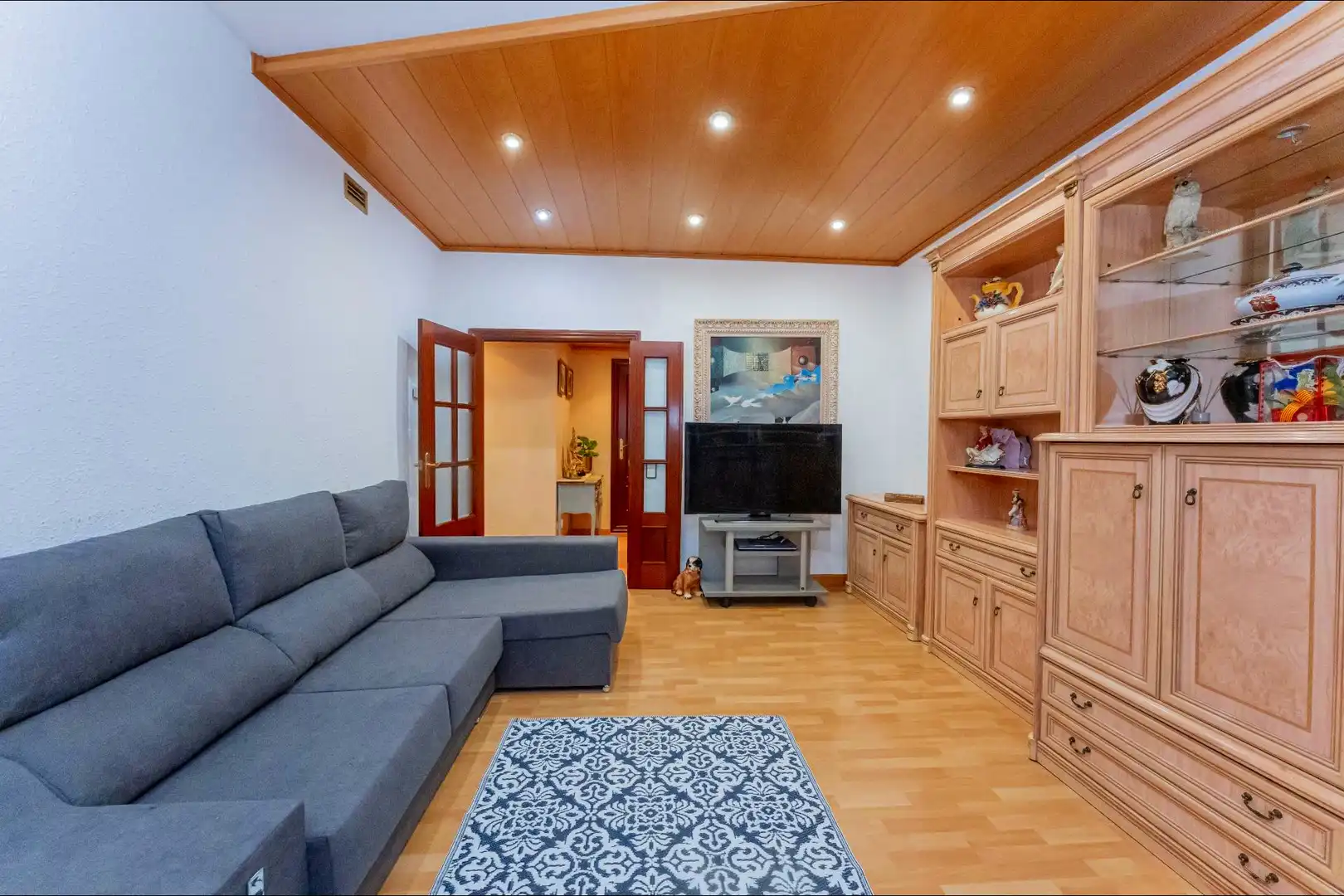 Living room of Flat for sale in Gavà  with Air Conditioner, Heating and Parquet flooring