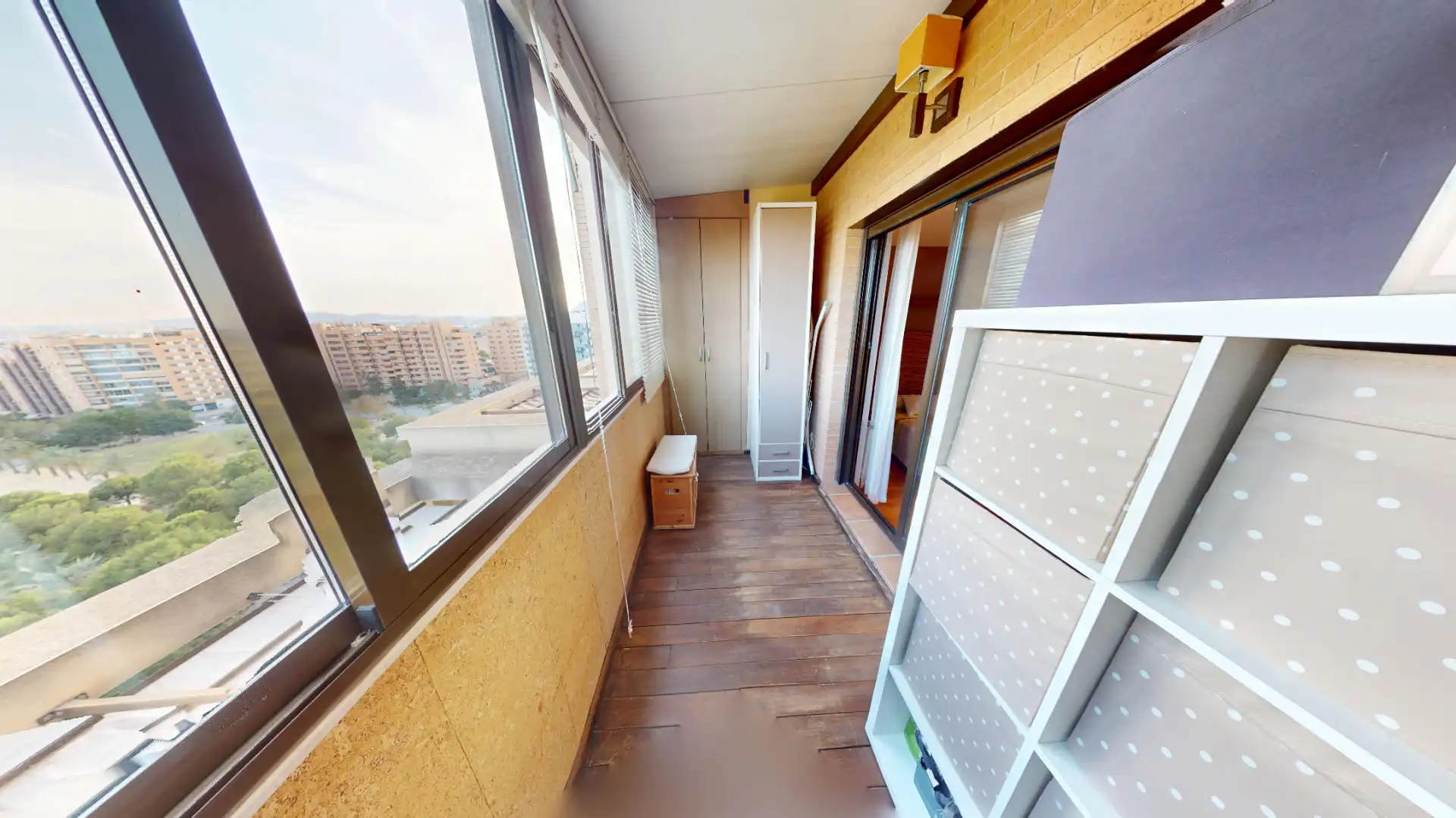 Balcony of Attic for sale in Alicante / Alacant  with Air Conditioner, Heating and Parquet flooring