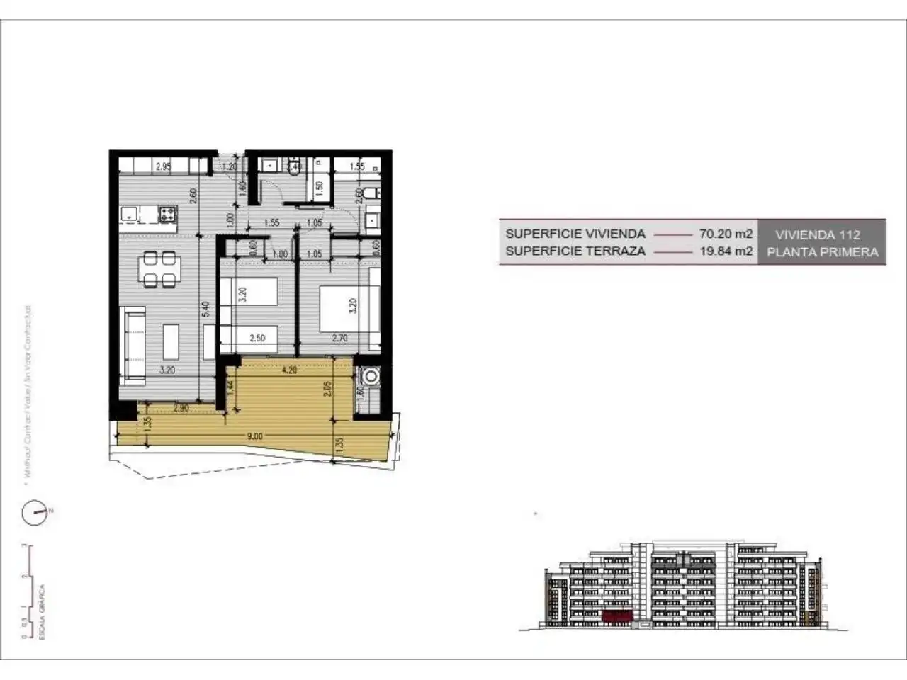 Ático en venta en San Miguel de Salinas con Aire acondicionado, Terraza y Amueblado