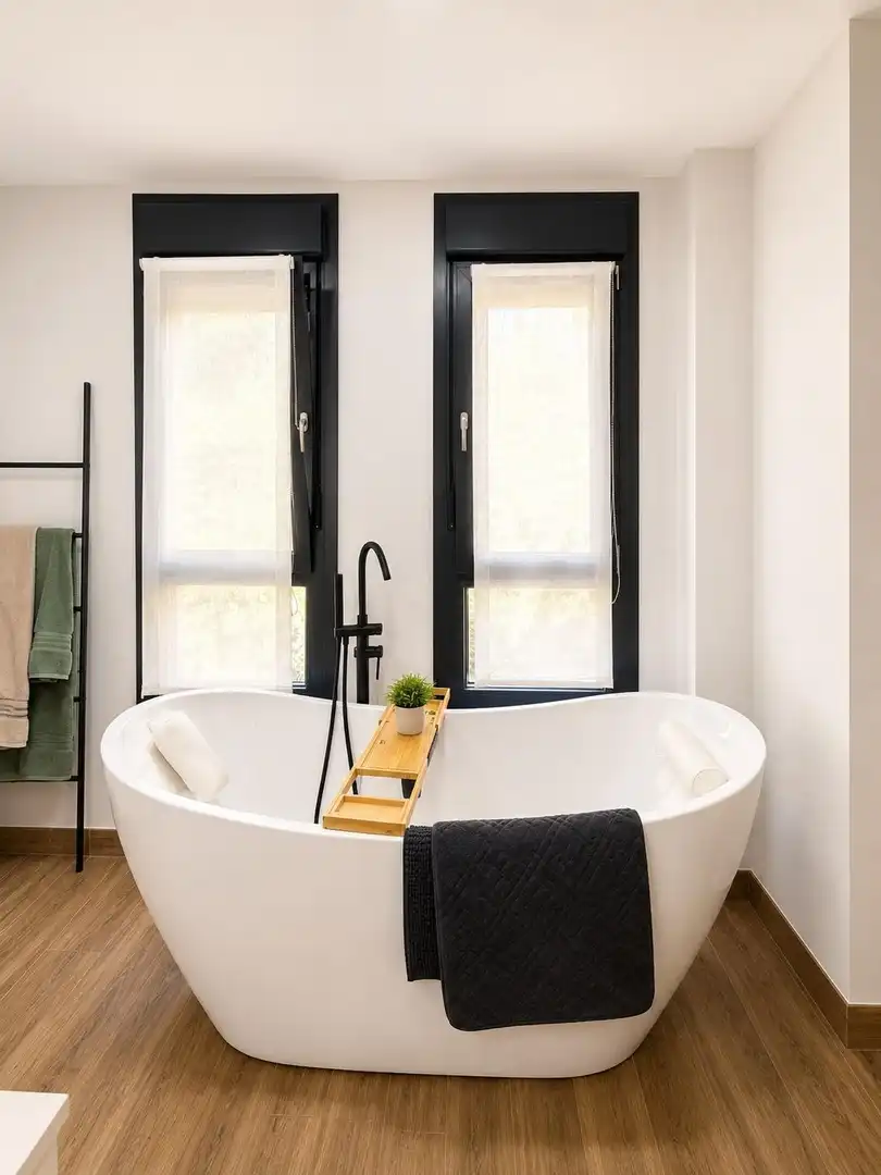 Baño de Casa o chalet en venta en Málaga con Aire acondicionado, Calefacción y Jardín privado