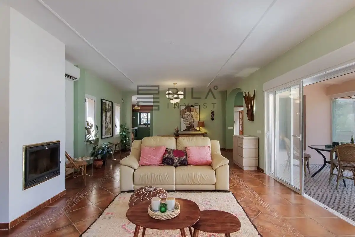 Sala de estar de Casa o chalet en venta en Mijas con Aire acondicionado, Terraza y Trastero