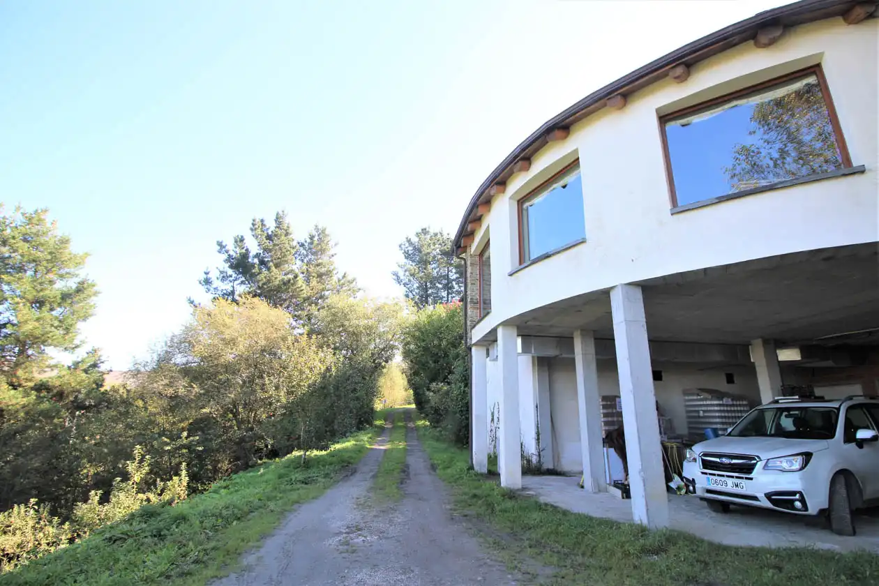 Vista exterior de Casa o chalet en venta en A Pontenova   con Jardín privado