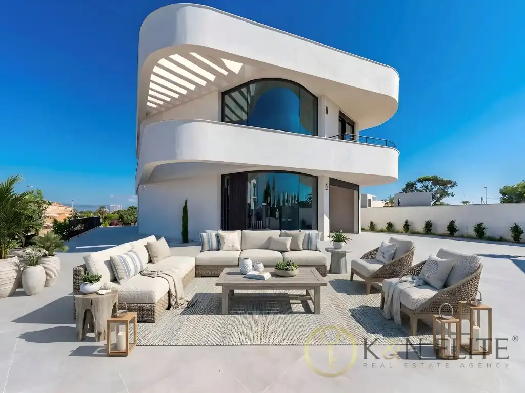 Terrace of Houses for sale in Sant Joan d'Alacant  with Air Conditioner, Private garden and Terrace