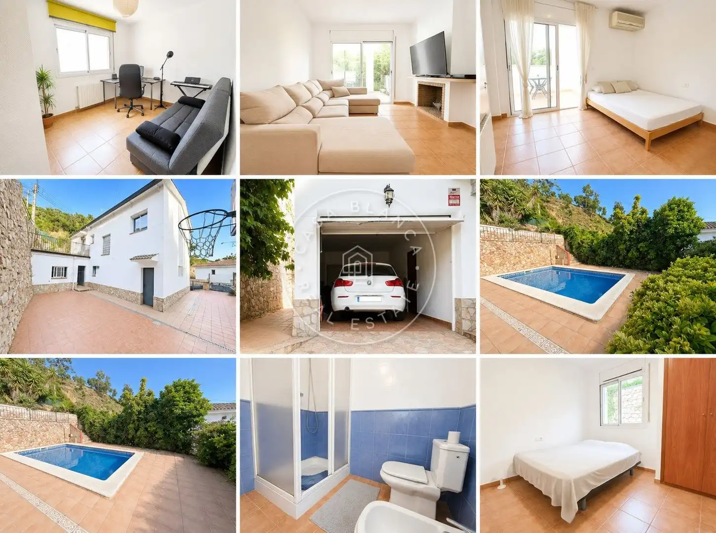 Exterior view of Houses for sale in Lloret de Mar  with Air Conditioner, Heating and Private garden