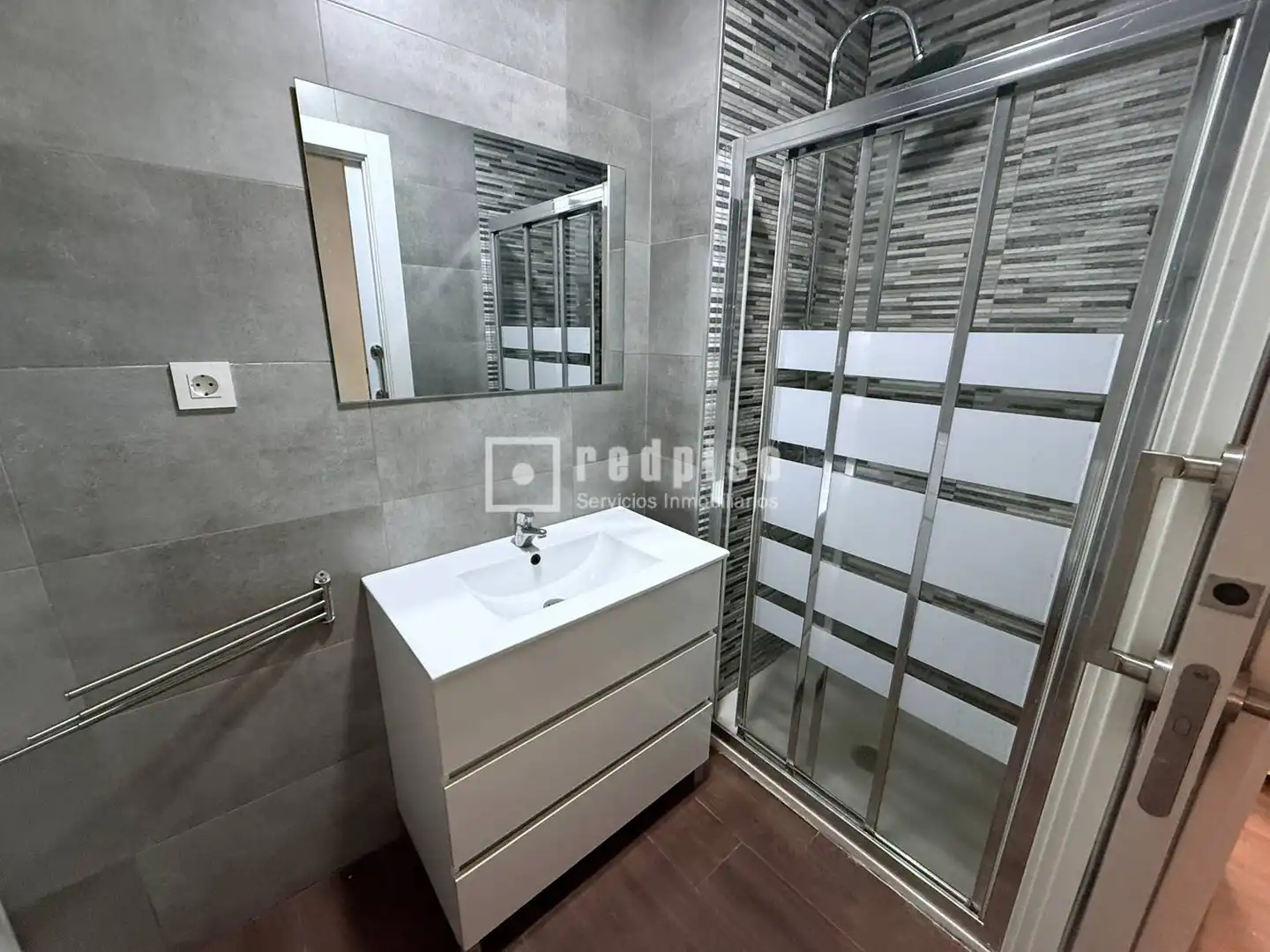 Bany de Apartament de lloguer en Murcia amb Aire condicionat i Moblat