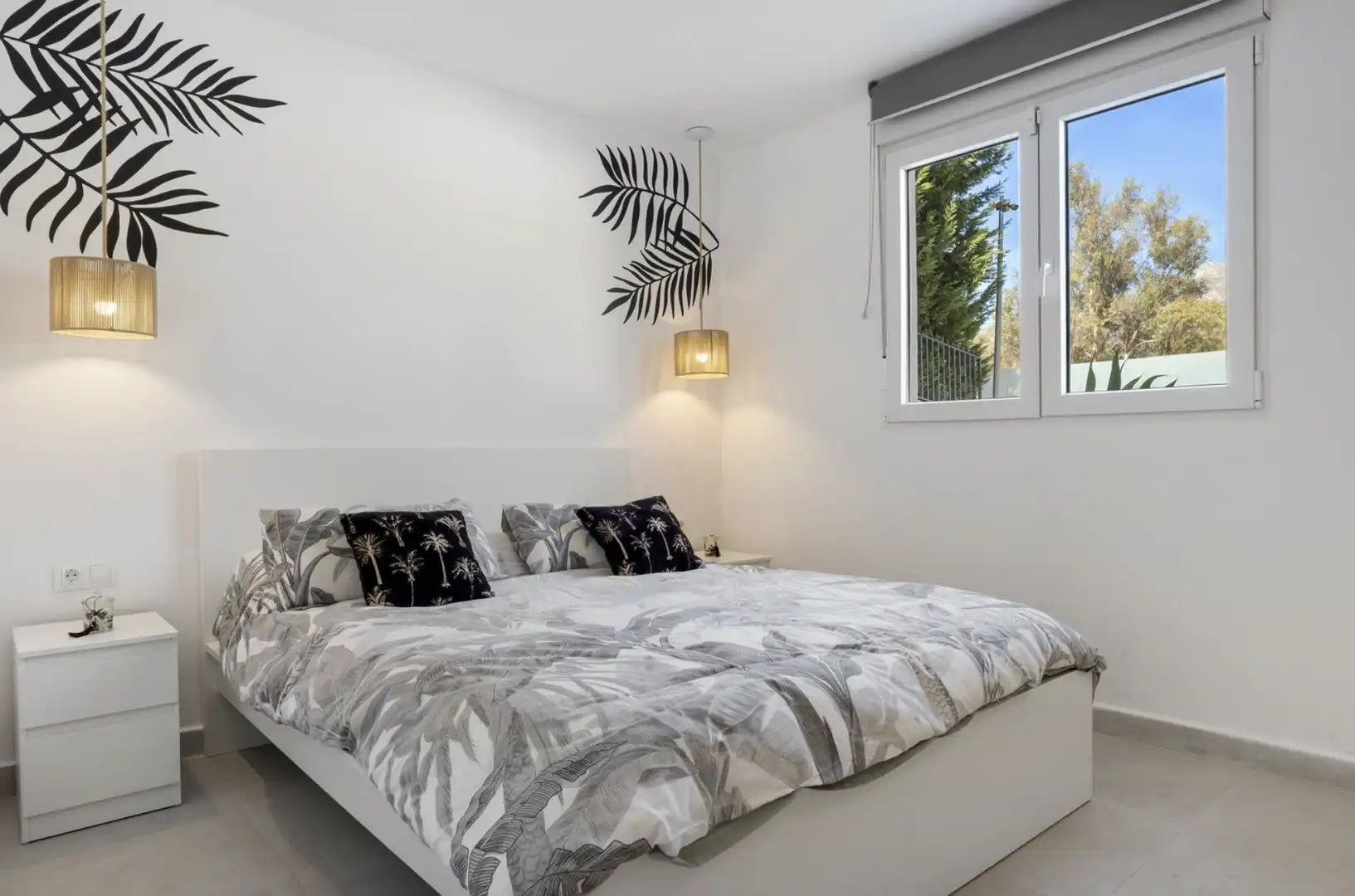 Bedroom of Houses for rent in Marbella  with Air Conditioner, Private garden and Swimming Pool