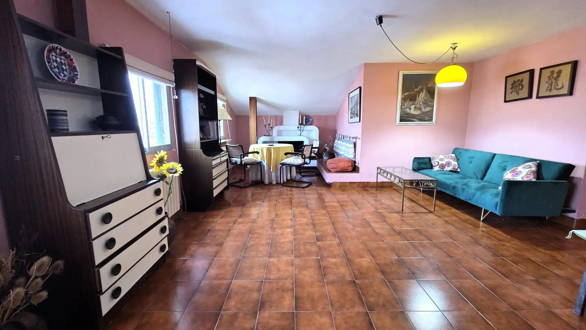 Sala de estar de Piso en venta en Ávila con Calefacción y Amueblado