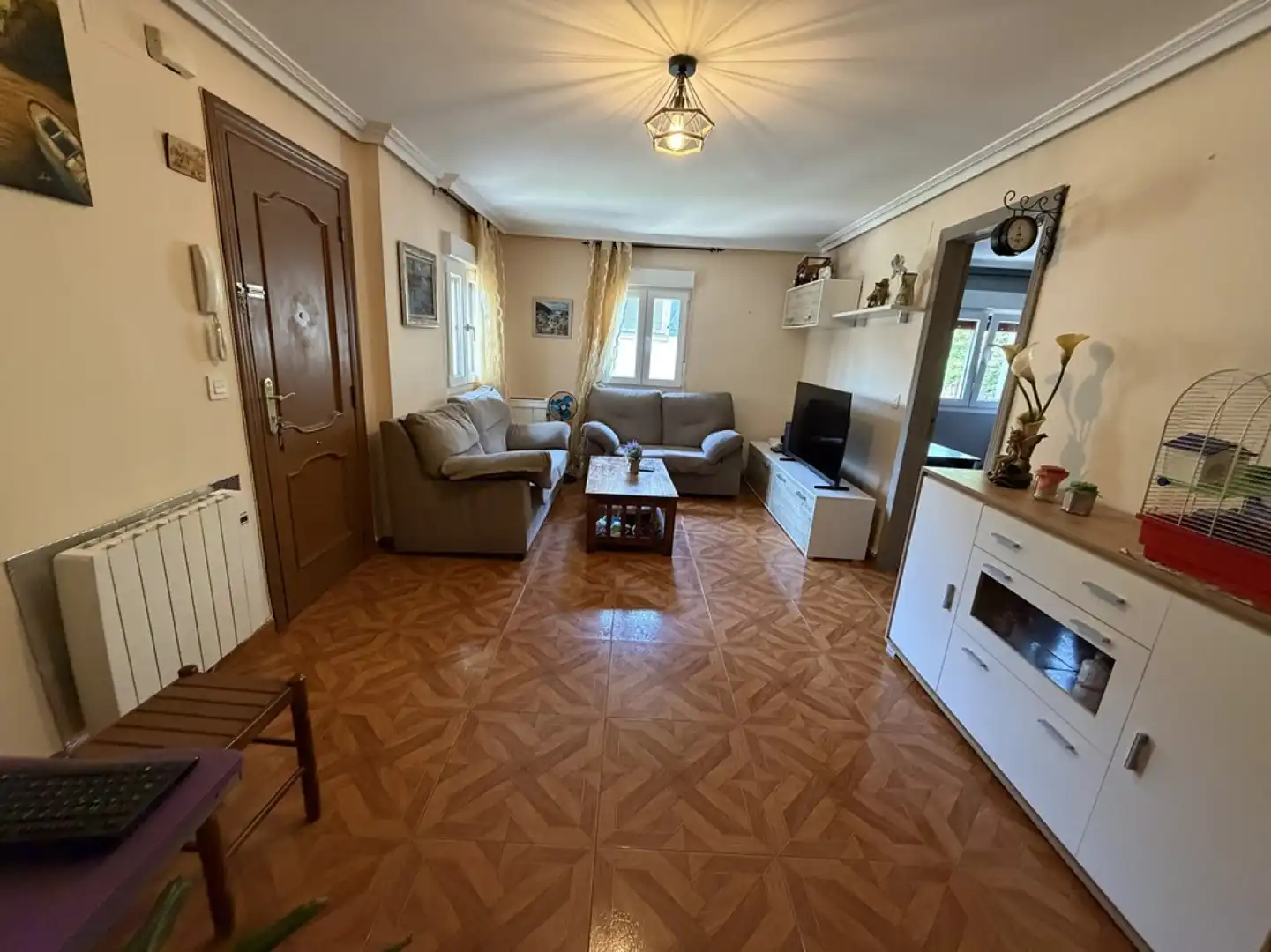 Sala de estar de Piso en venta en Avilés con Calefacción y Terraza