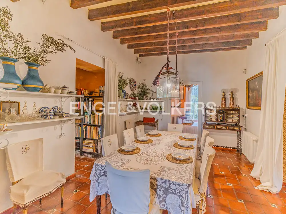 Menjador de Casa o xalet en venda en Elche / Elx amb Calefacció, Jardí privat i Terrassa
