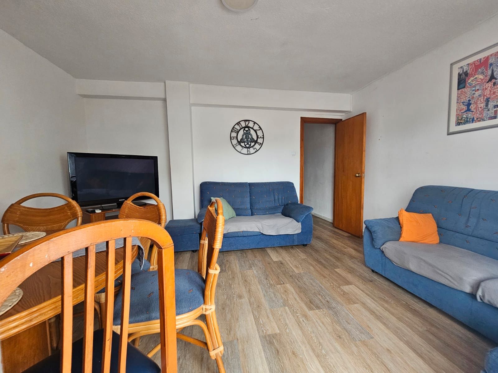 Living room of Flat for sale in Gandia  with Furnished and Balcony