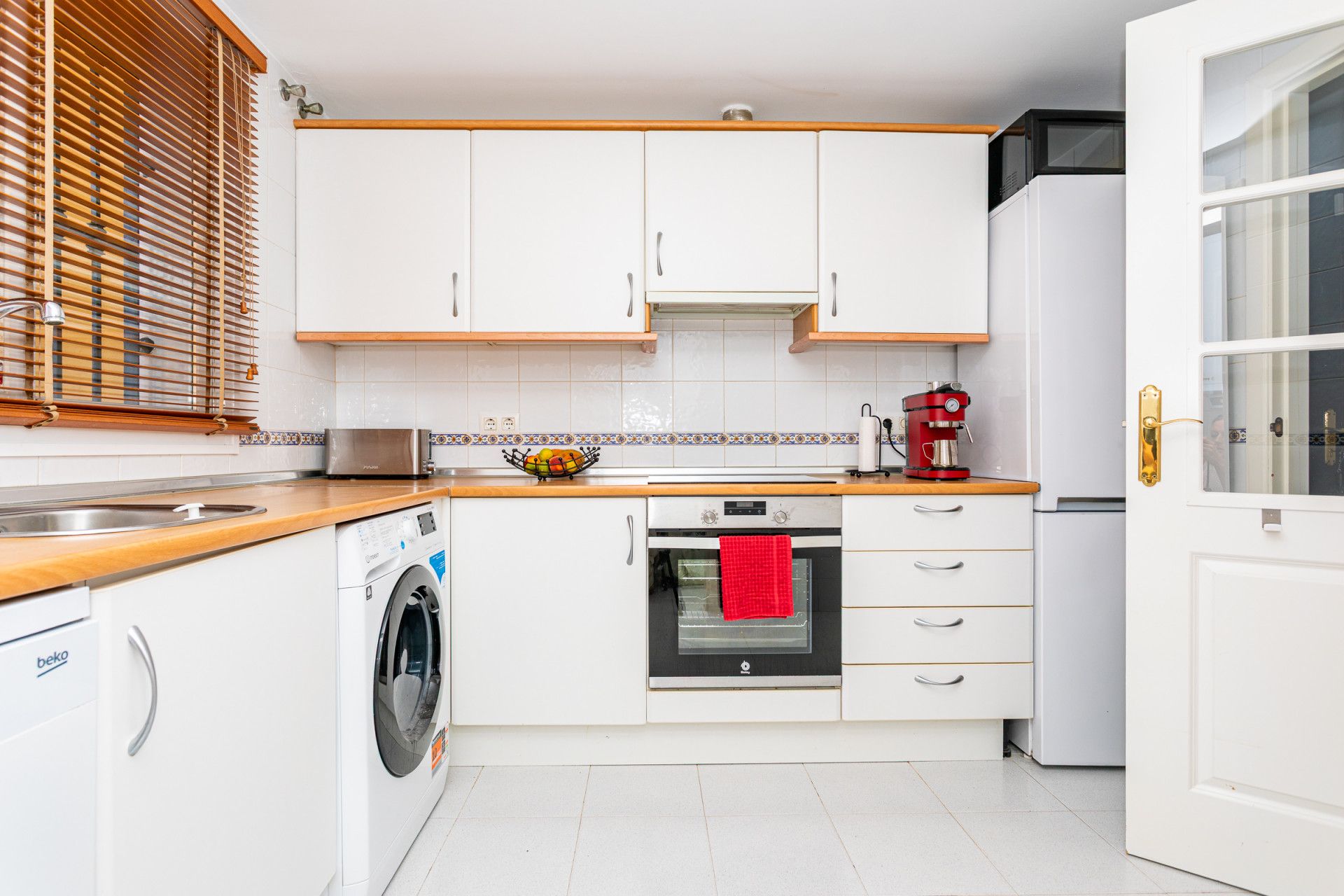 Cocina de Planta baja en venta en Mijas con Aire acondicionado, Jardín privado y Terraza