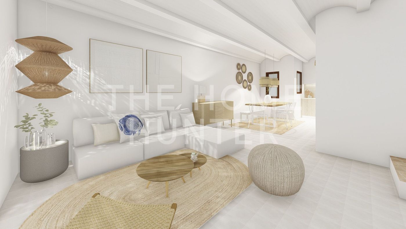 Sala d'estar de Casa o xalet en venda en L'Escala amb Aire condicionat, Calefacció i Terrassa