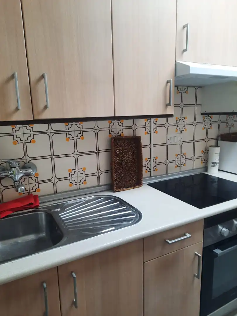 Cocina de Piso de alquiler en Zaragoza con Calefacción, Amueblado y Horno