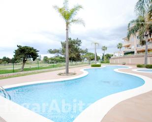 Swimming pool of Flat for sale in Oliva  with Air Conditioner, Heating and Private garden