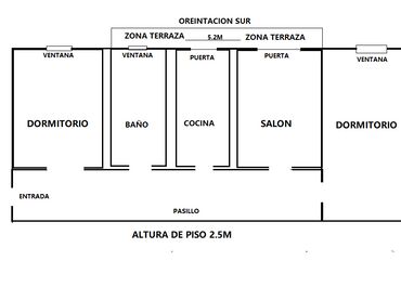 Wohnung mit Balkon zum Verkauf in Calle de Luis de la Torre
