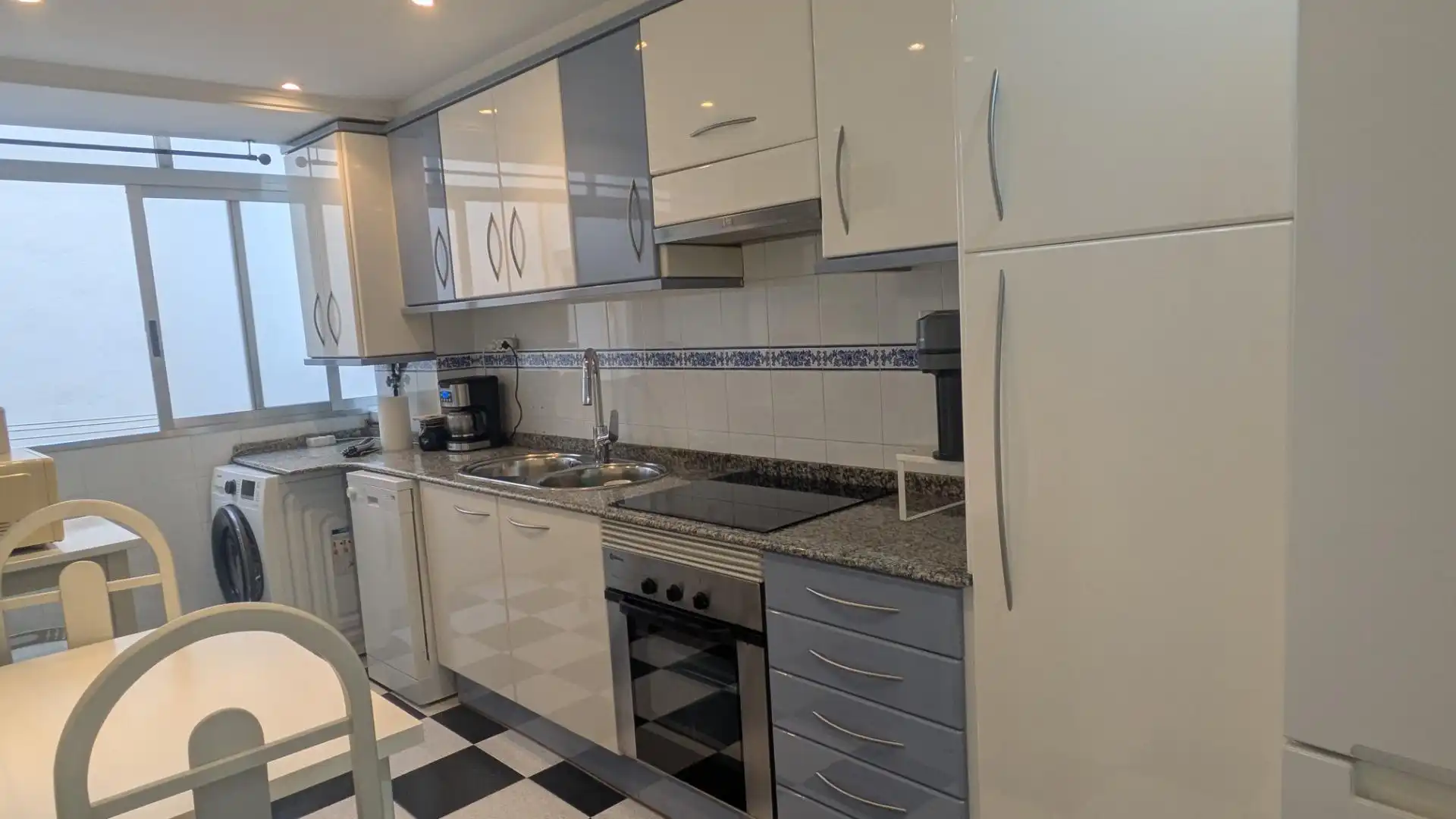 Kitchen of Flat for rent in Valencia  with Air Conditioner